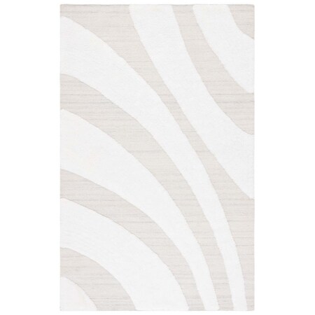Safavieh 5 x 8 ft. Manhattan Hand Woven Rectangle Area Rug Ivory & Beige MAN552A-5
